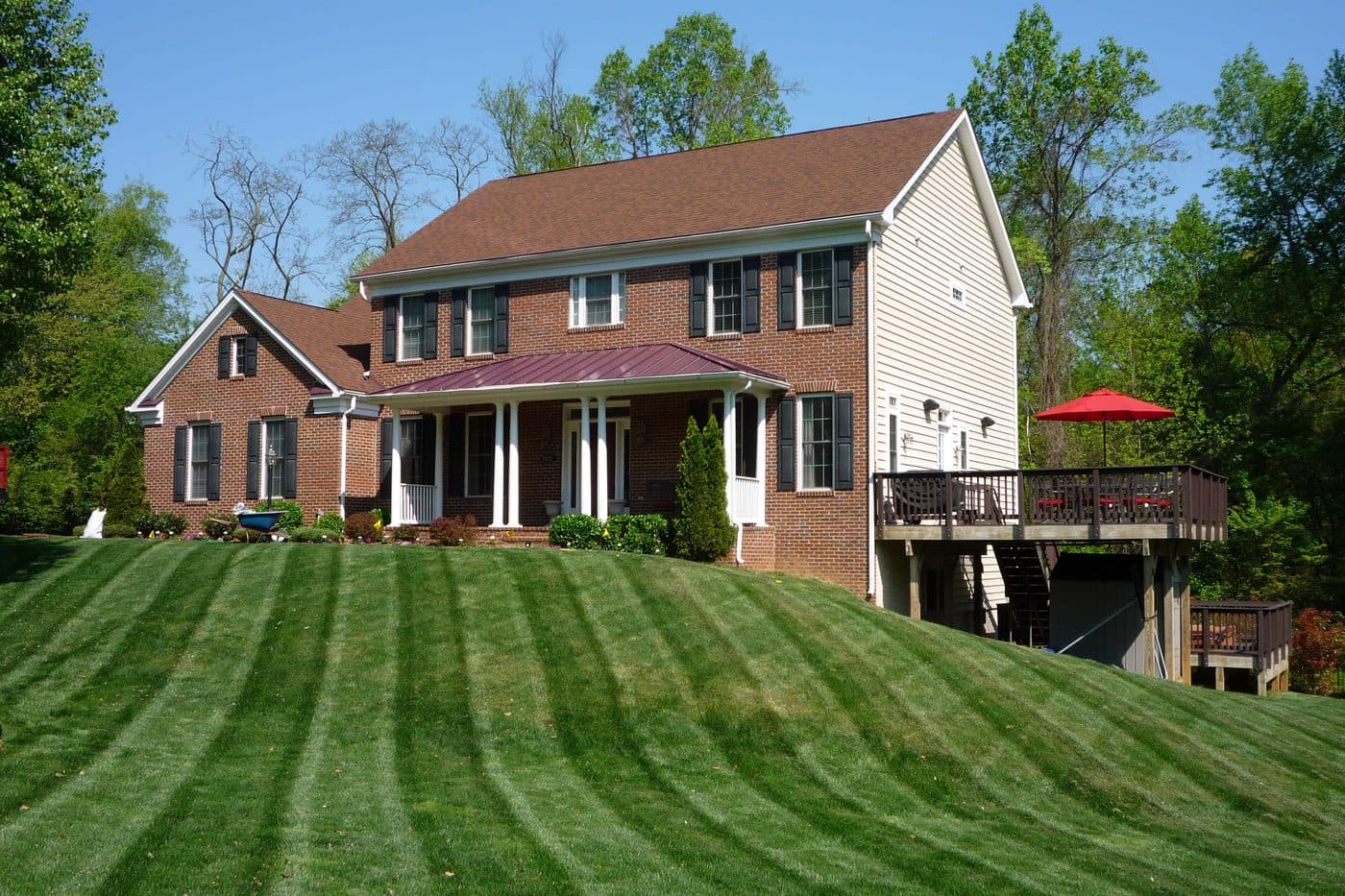 Brick colonial home in Fairfax