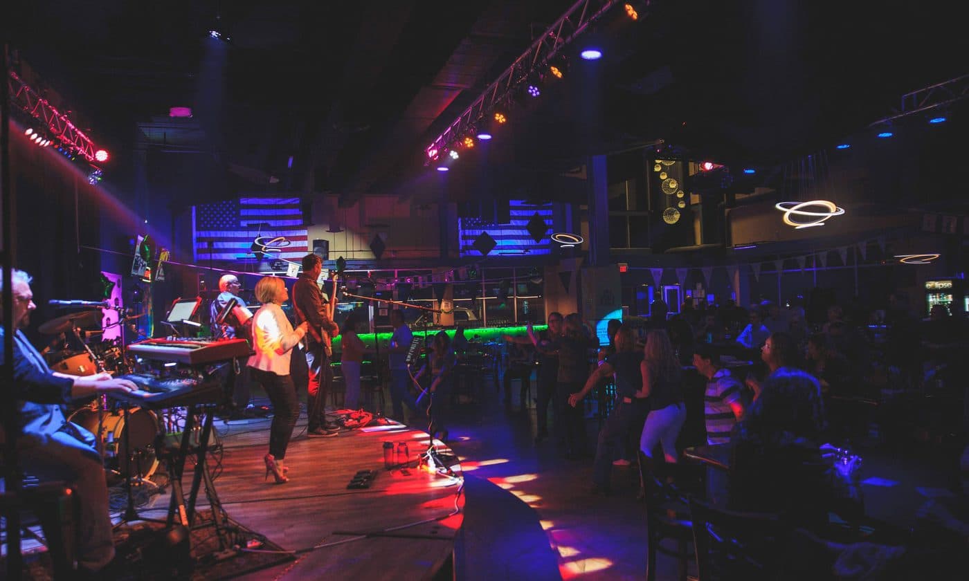 Live music on stage